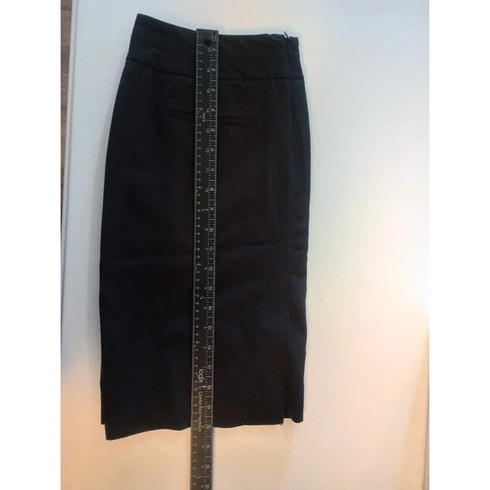 Worthington Women's 12 P Black Knee Length Pockets Lined Pencil Skirt
